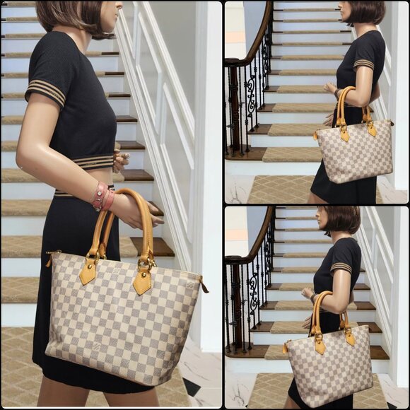 Louis Vuitton Damier Azur Saleya PM Tote Bag - Picture 17 of 17